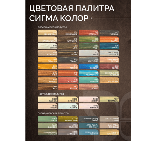 Приобрести МАСЛО С ТВЕРДЫМ ВОСКОМ «СИГМА-ДЕКОР ПРЕМИУМ» в Ставрополе, Ставропольский край